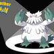 Abomasnow standing on a stage covered in spotlights.